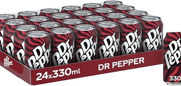 Dr Pepper Can Zero 330 ml (Pack of 24)