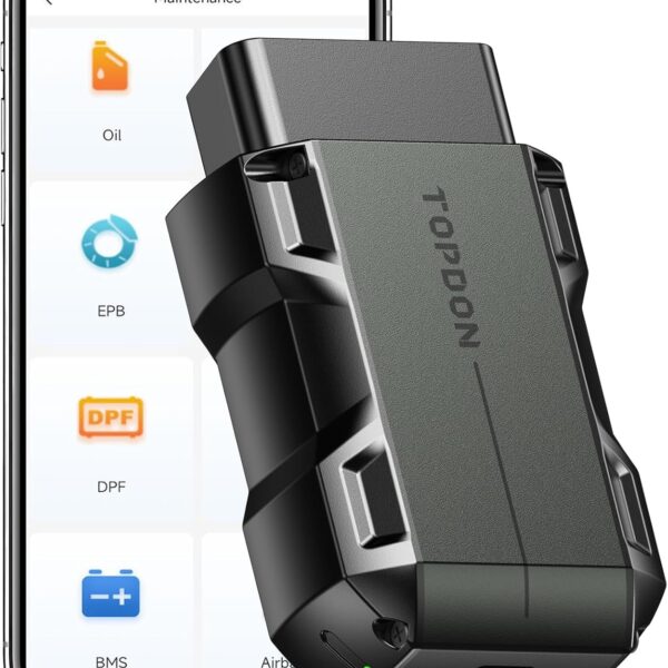 TOPDON Topscan Bluetooth OBD2 Scanner with Active Test & Resets